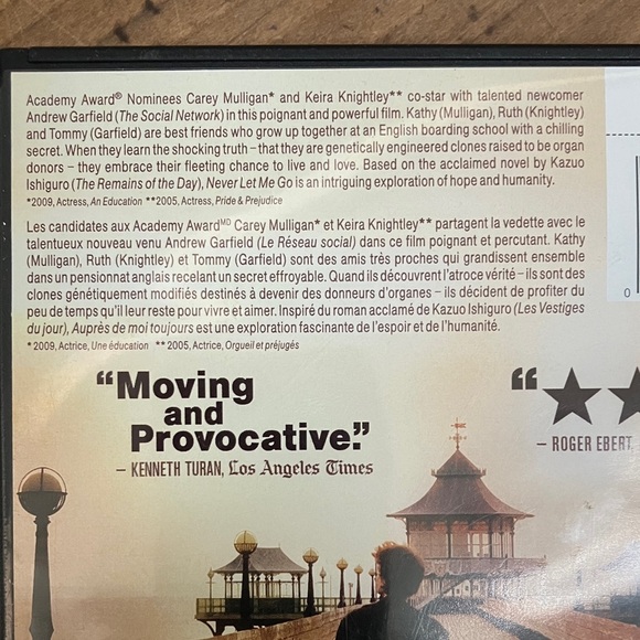 Never Let Me Go DVD based on book by Kazuo Ishiguro - Picture 6 of 10